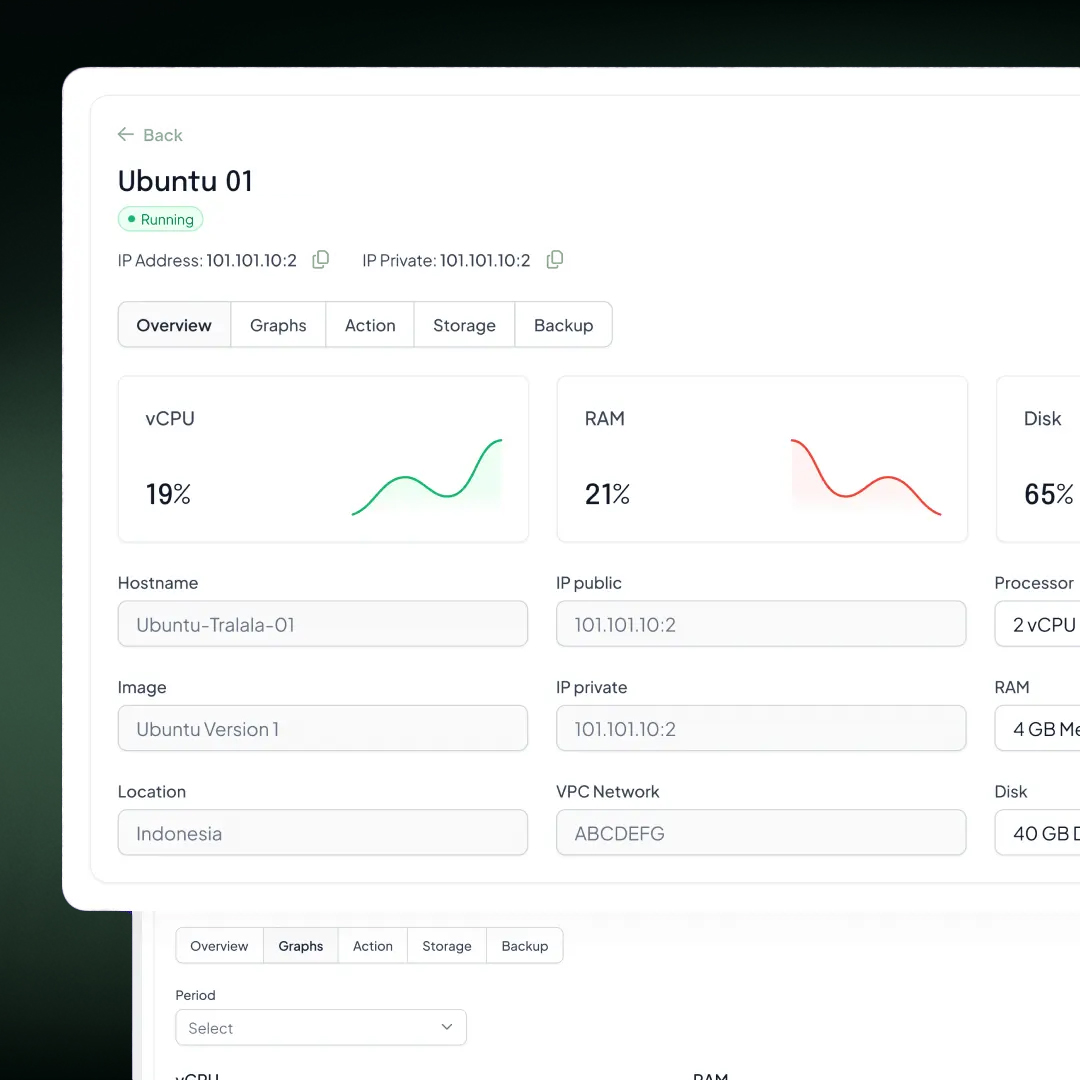 Mocaas Cloud UI Design