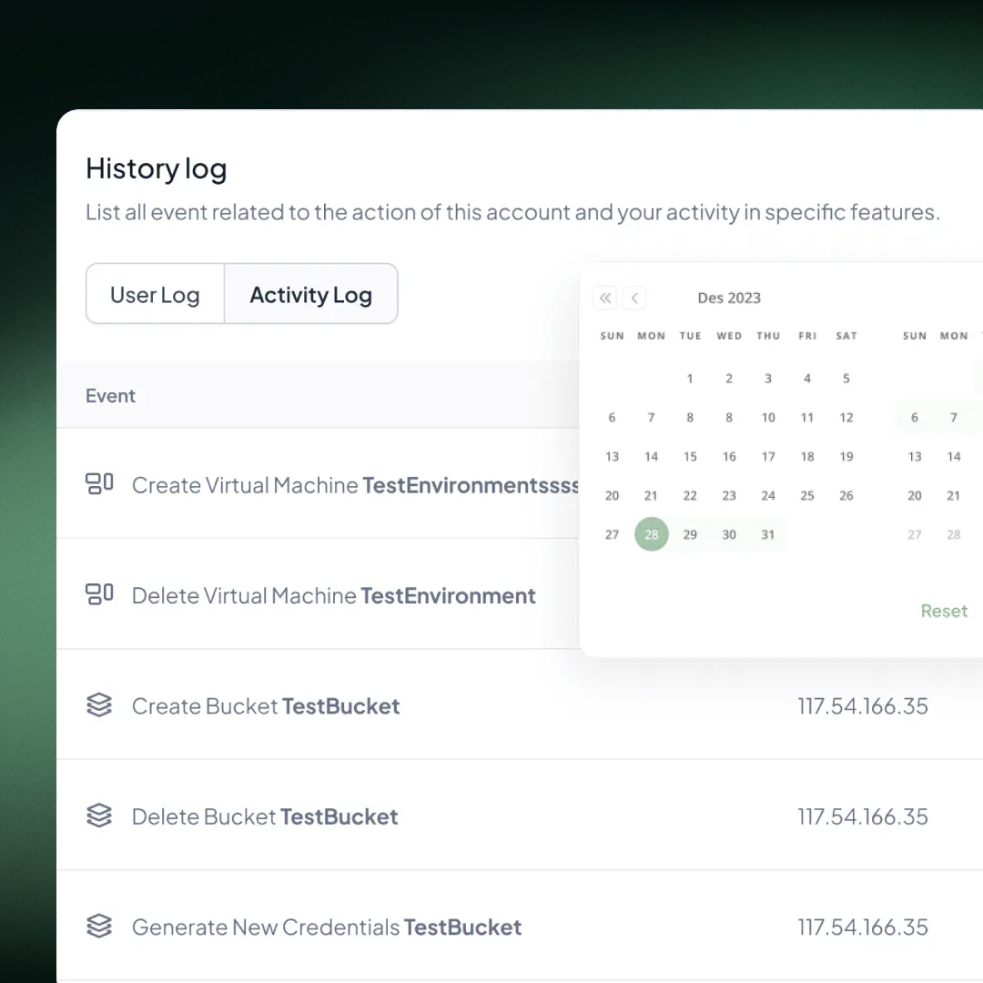 Mocaas Cloud UI Design