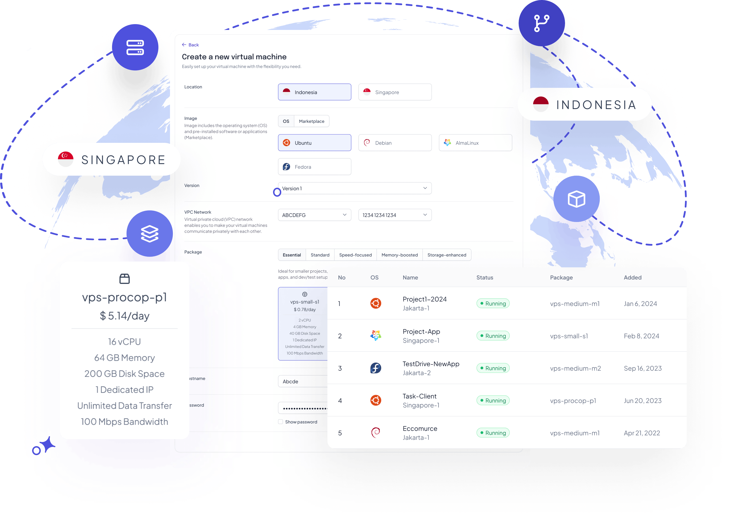 Mocaas CloudUI Design New Virtual Machine